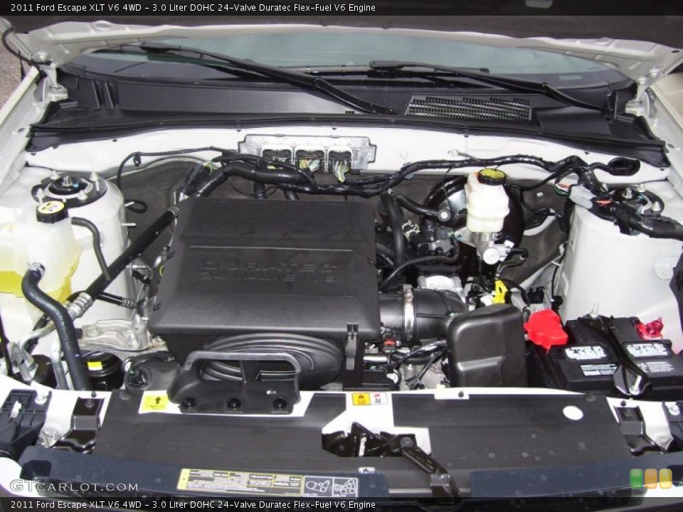 3.0 Liter DOHC 24-Valve Duratec Flex-Fuel V6 Engine for the 2011 Ford Escape #40688870