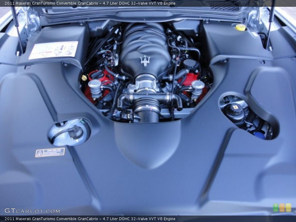 4.7 Liter DOHC 32-Valve VVT V8 Engine for the 2011 Maserati GranTurismo Convertible #40700605