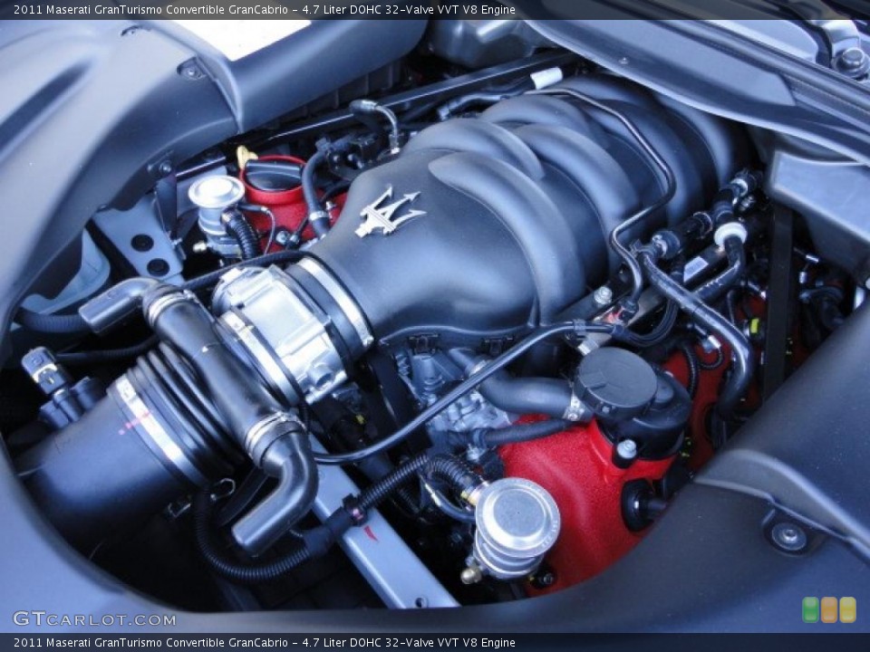 4.7 Liter DOHC 32-Valve VVT V8 Engine for the 2011 Maserati GranTurismo Convertible #40700621