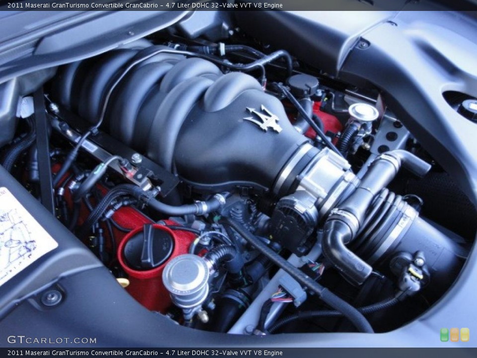 4.7 Liter DOHC 32-Valve VVT V8 Engine for the 2011 Maserati GranTurismo Convertible #40700637