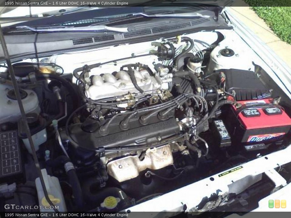 1.6 Liter DOHC 16-Valve 4 Cylinder 1995 Nissan Sentra Engine