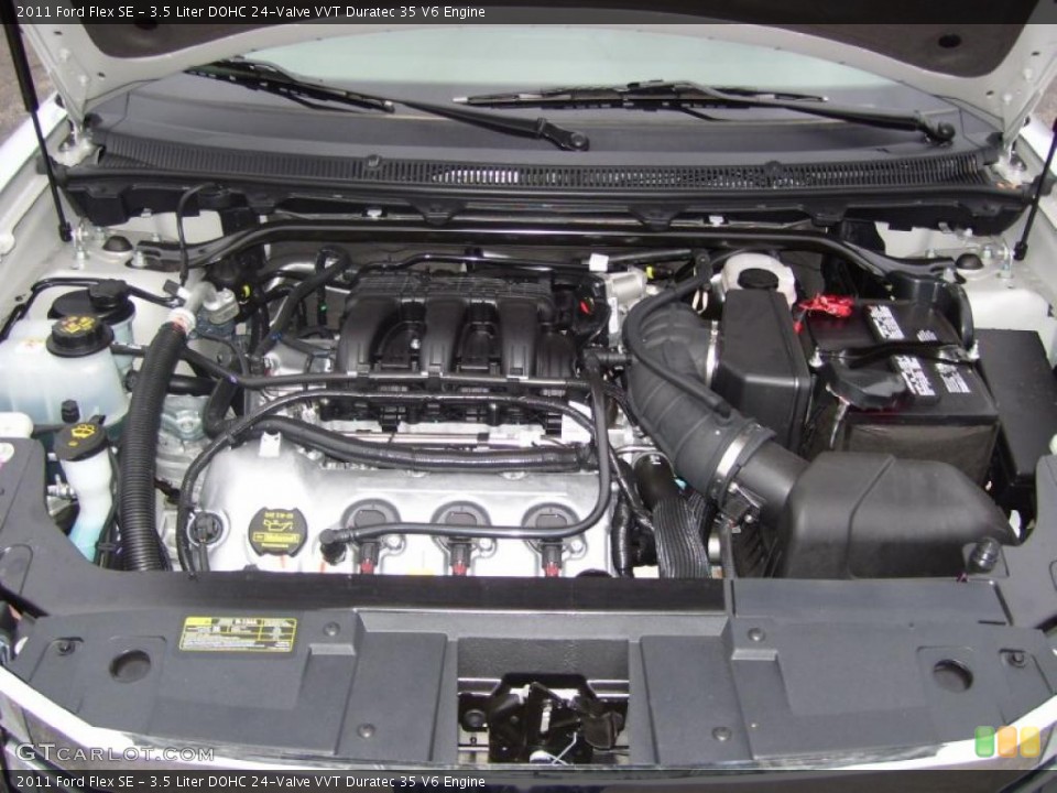 3.5 Liter DOHC 24-Valve VVT Duratec 35 V6 Engine for the 2011 Ford Flex #40702889