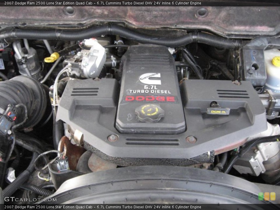 6.7L Cummins Turbo Diesel OHV 24V Inline 6 Cylinder Engine for the 2007 Dodge Ram 2500 #40703341