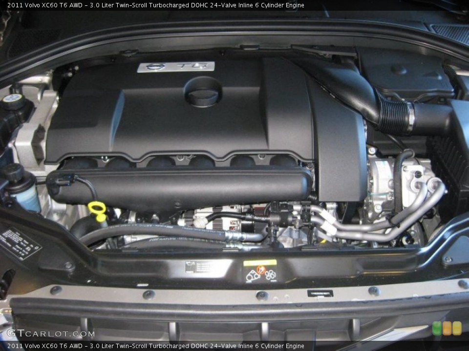 3.0 Liter Twin-Scroll Turbocharged DOHC 24-Valve Inline 6 Cylinder Engine for the 2011 Volvo XC60 #40708549