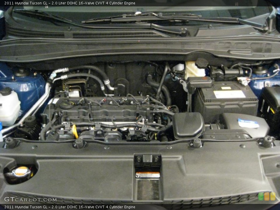 2.0 Liter DOHC 16-Valve CVVT 4 Cylinder Engine for the 2011 Hyundai Tucson #40709373