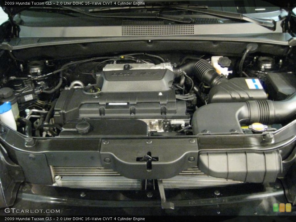 2.0 Liter DOHC 16-Valve CVVT 4 Cylinder Engine for the 2009 Hyundai Tucson #40709485
