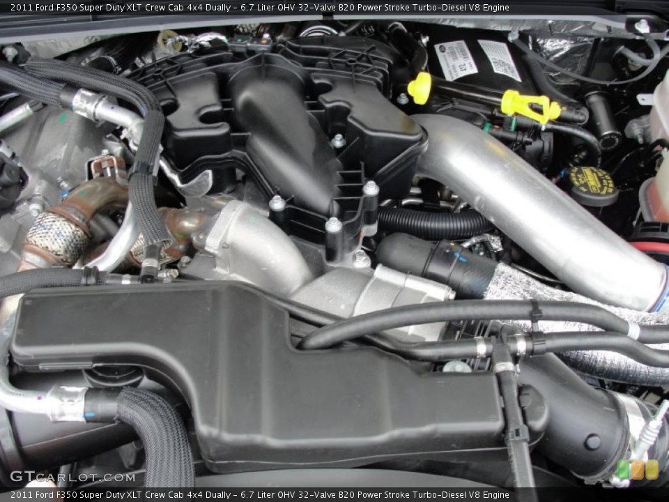 6.7 Liter OHV 32-Valve B20 Power Stroke Turbo-Diesel V8 Engine for the 2011 Ford F350 Super Duty #40716558