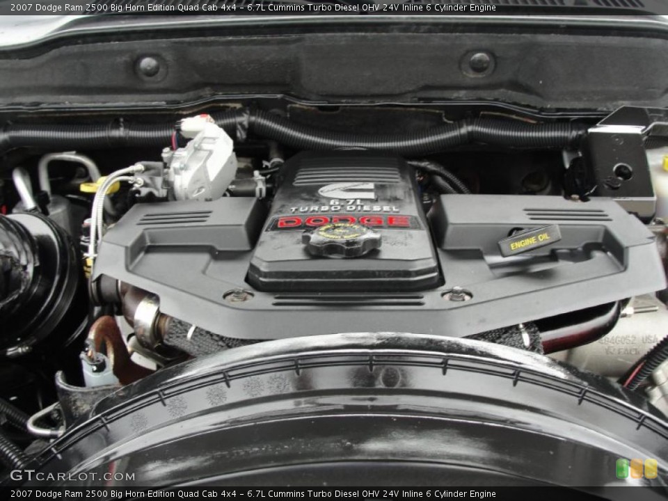 6.7L Cummins Turbo Diesel OHV 24V Inline 6 Cylinder Engine for the 2007 Dodge Ram 2500 #40721562