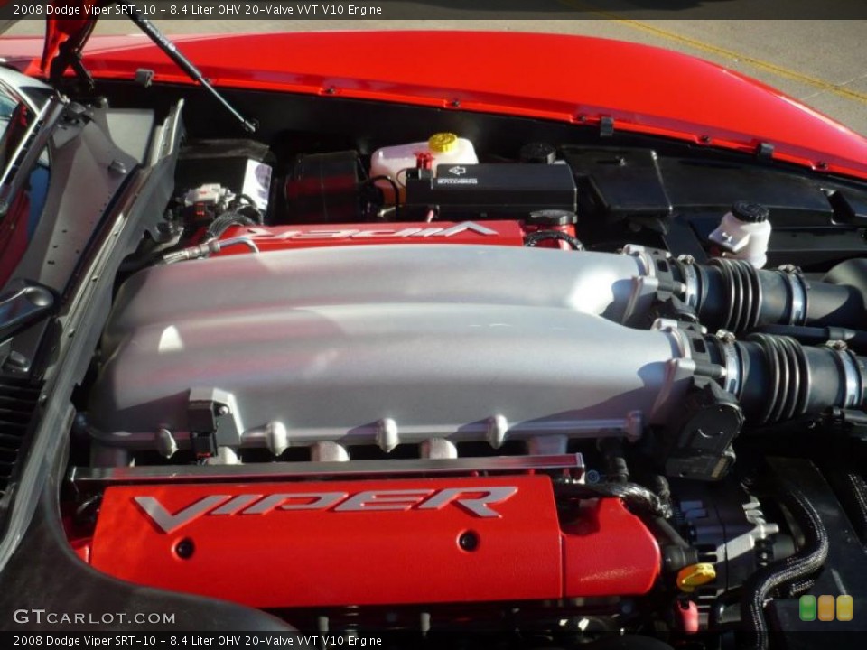 8.4 Liter OHV 20-Valve VVT V10 Engine for the 2008 Dodge Viper #40723406