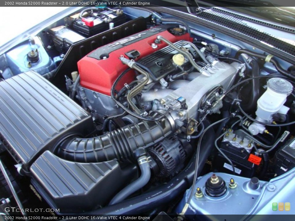 2.0 Liter DOHC 16-Valve VTEC 4 Cylinder Engine for the 2002 Honda S2000 #40724918