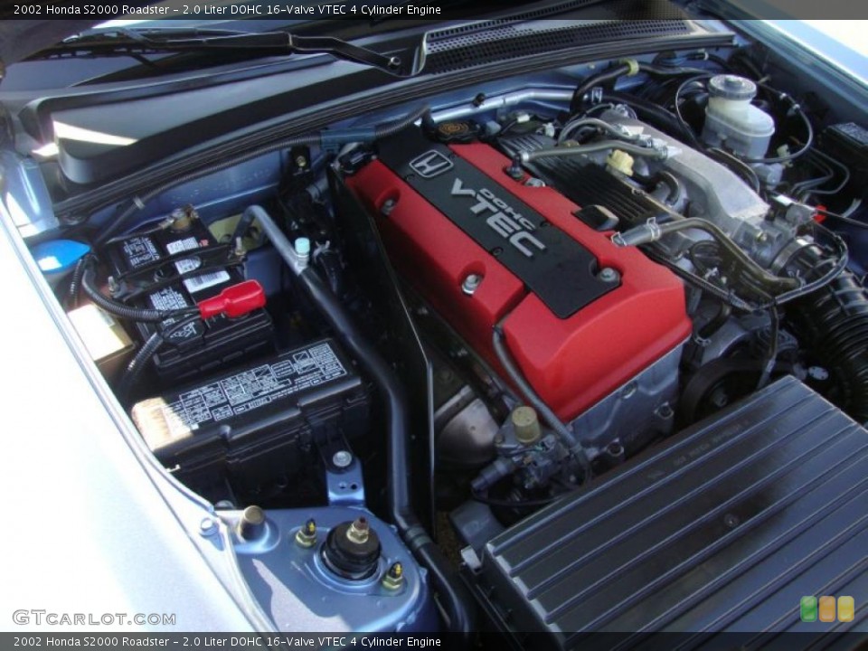 2.0 Liter DOHC 16-Valve VTEC 4 Cylinder Engine for the 2002 Honda S2000 #40724934