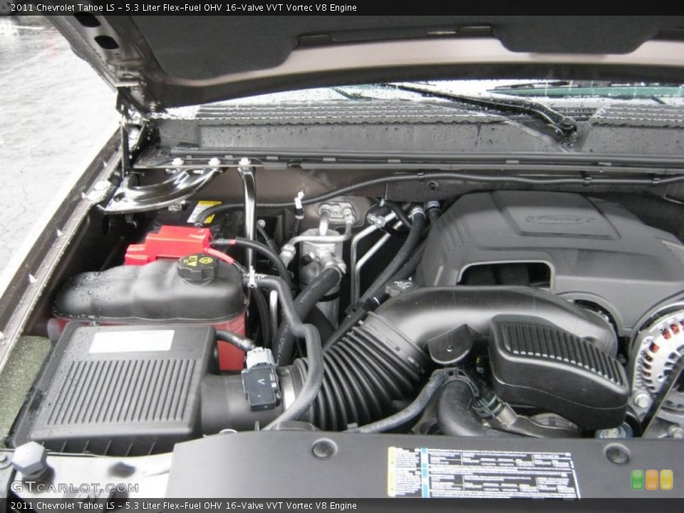 5.3 Liter Flex-Fuel OHV 16-Valve VVT Vortec V8 Engine for the 2011 Chevrolet Tahoe #40733947