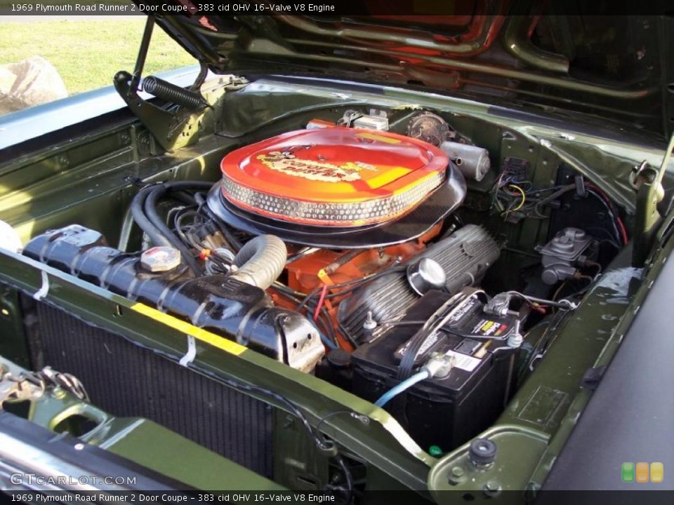 383 cid OHV 16-Valve V8 Engine for the 1969 Plymouth Road Runner #40735295