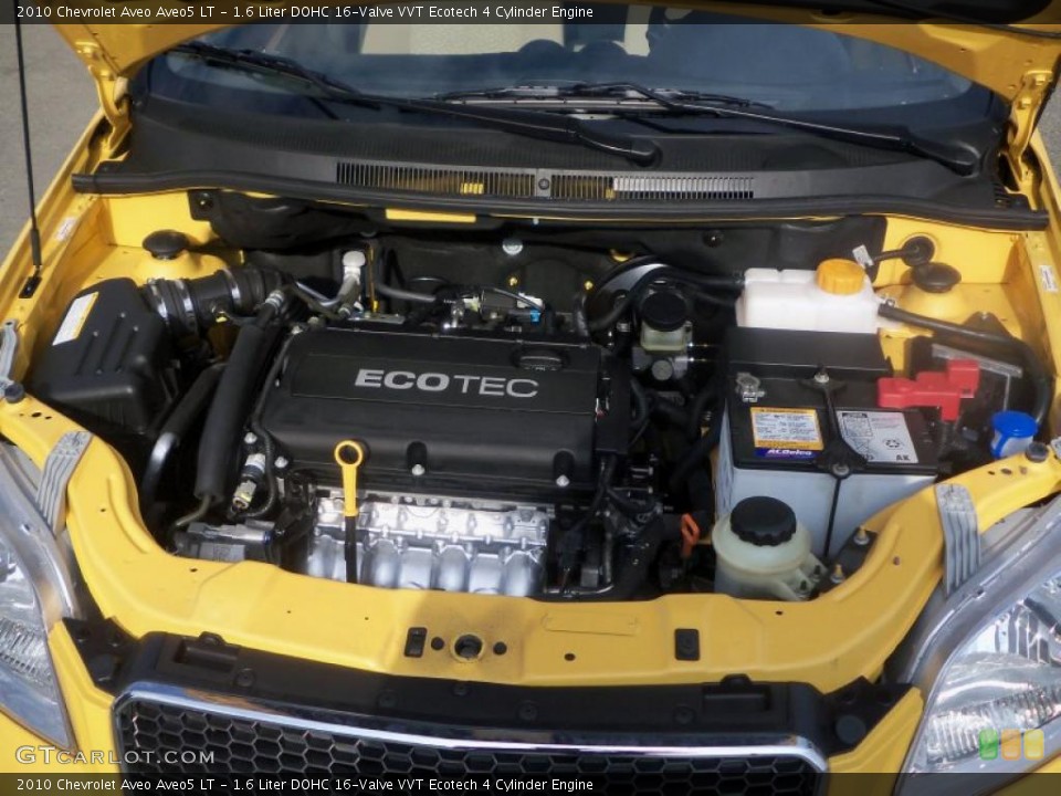 1.6 Liter DOHC 16-Valve VVT Ecotech 4 Cylinder Engine for the 2010 Chevrolet Aveo #40747893