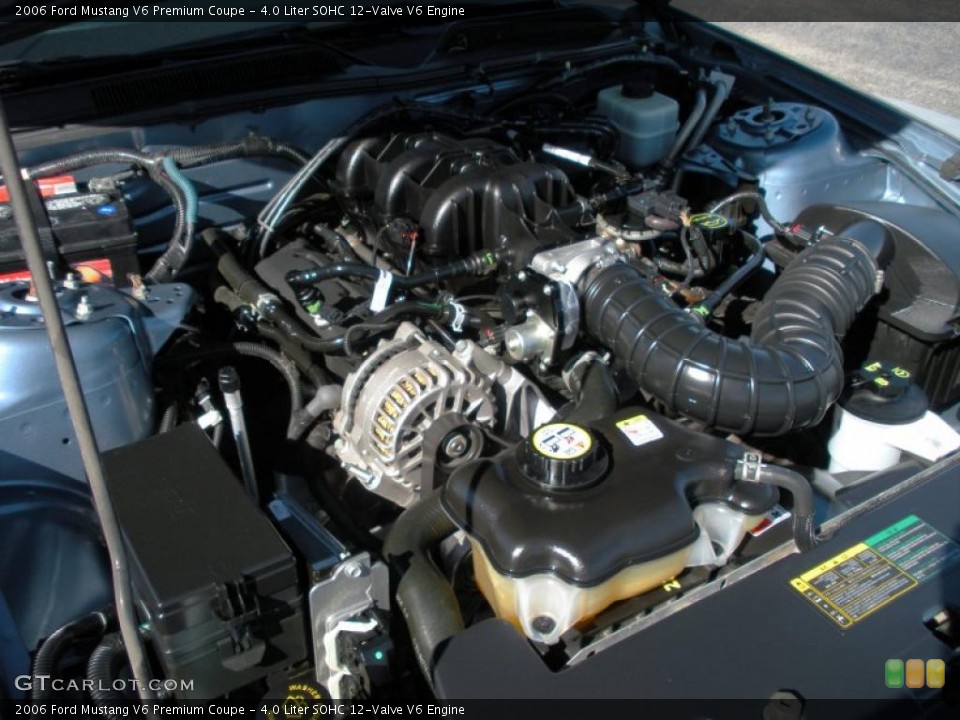 4.0 Liter SOHC 12-Valve V6 Engine for the 2006 Ford Mustang #40759375
