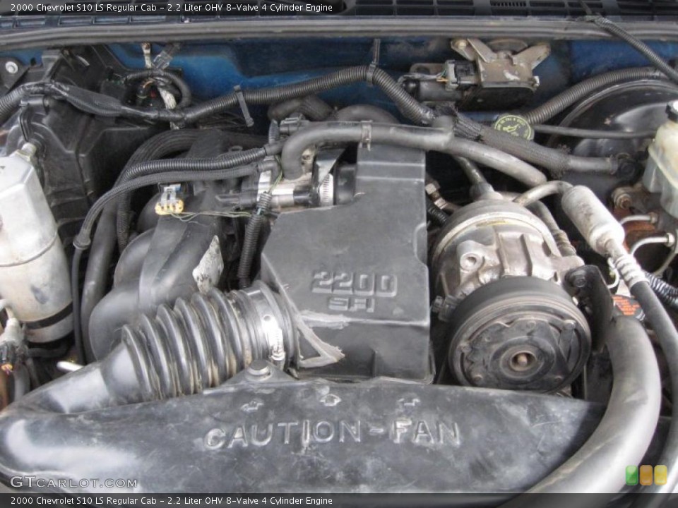 2.2 Liter OHV 8-Valve 4 Cylinder Engine for the 2000 Chevrolet S10 #40766387