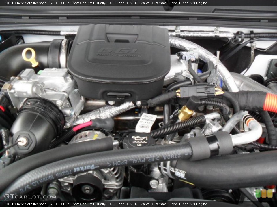6.6 Liter OHV 32-Valve Duramax Turbo-Diesel V8 Engine for the 2011 Chevrolet Silverado 3500HD #40770523