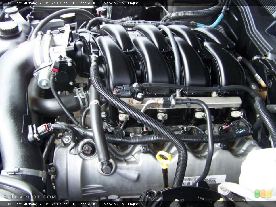 4.6 Liter SOHC 24-Valve VVT V8 Engine for the 2007 Ford Mustang #40772127