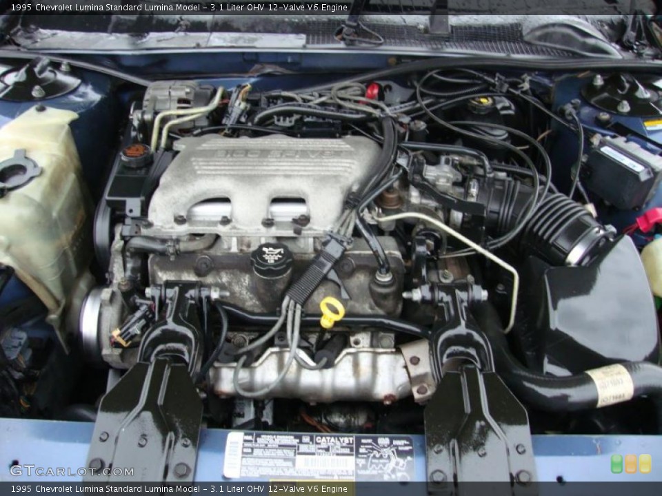 3.1 Liter OHV 12-Valve V6 1995 Chevrolet Lumina Engine
