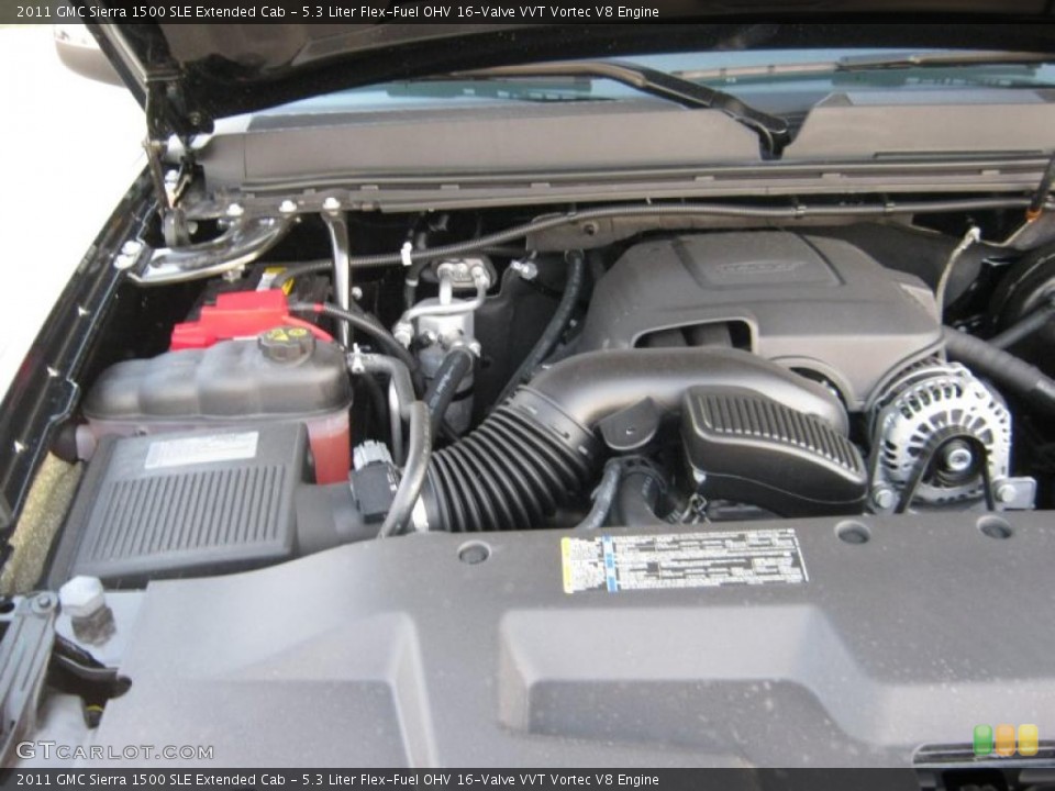 5.3 Liter Flex-Fuel OHV 16-Valve VVT Vortec V8 Engine for the 2011 GMC Sierra 1500 #40777239