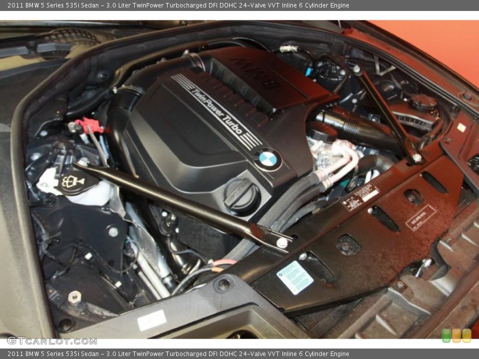 3.0 Liter TwinPower Turbocharged DFI DOHC 24-Valve VVT Inline 6 Cylinder Engine for the 2011 BMW 5 Series #40786159