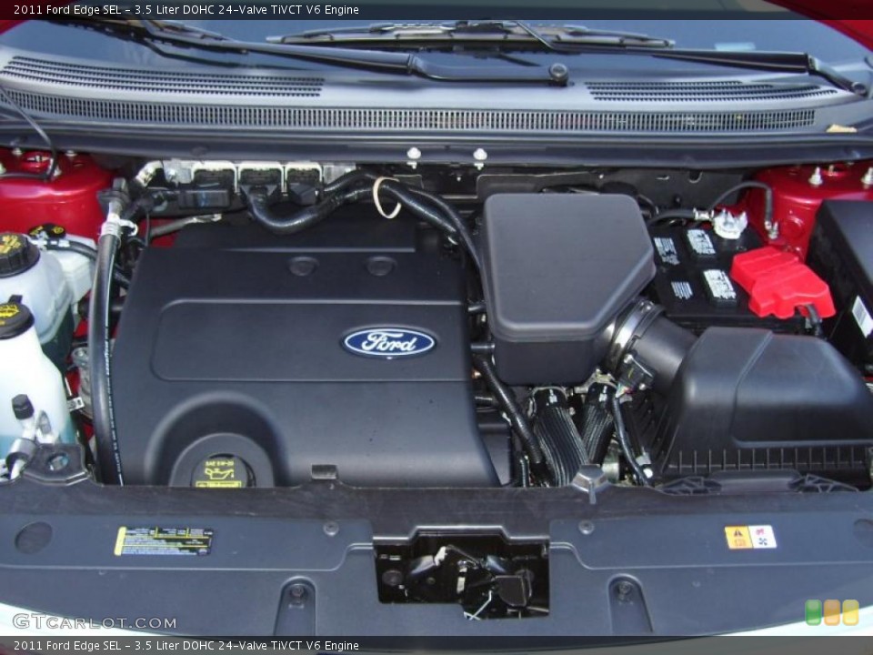 3.5 Liter DOHC 24-Valve TiVCT V6 Engine for the 2011 Ford Edge #40787195