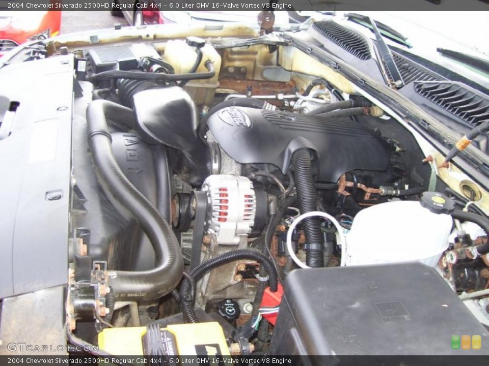 6.0 Liter OHV 16-Valve Vortec V8 Engine for the 2004 Chevrolet Silverado 2500HD #40790335
