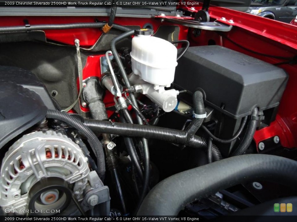 6.0 Liter OHV 16-Valve VVT Vortec V8 Engine for the 2009 Chevrolet Silverado 2500HD #40790979