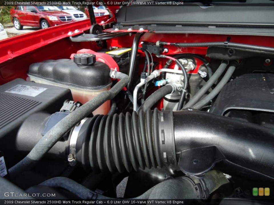 6.0 Liter OHV 16-Valve VVT Vortec V8 Engine for the 2009 Chevrolet Silverado 2500HD #40790995