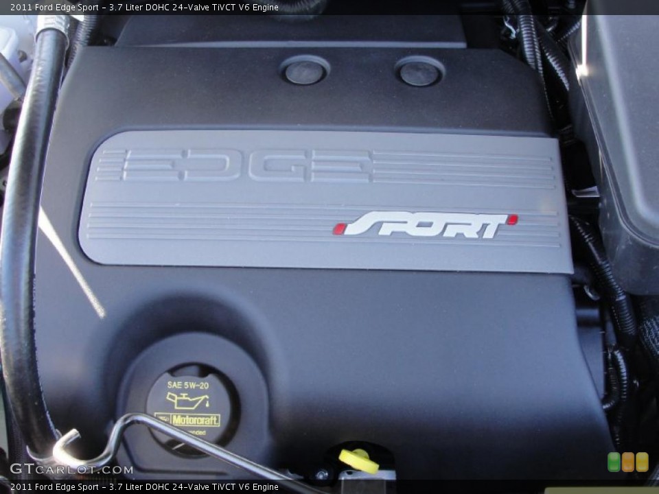 3.7 Liter DOHC 24-Valve TiVCT V6 Engine for the 2011 Ford Edge #40792603
