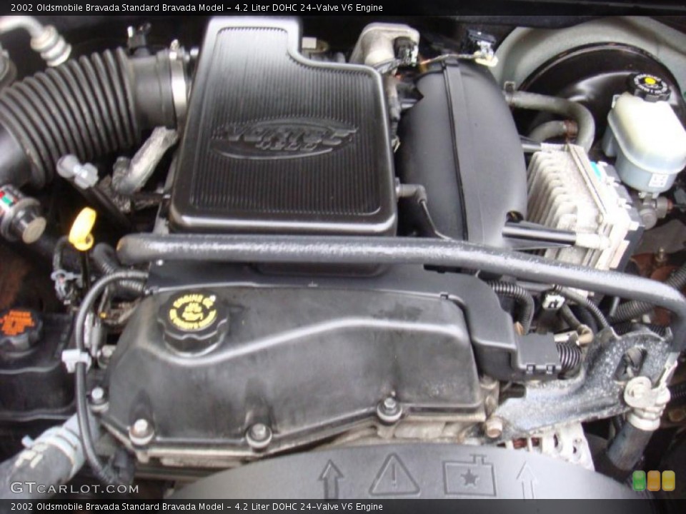 4.2 Liter DOHC 24-Valve V6 2002 Oldsmobile Bravada Engine