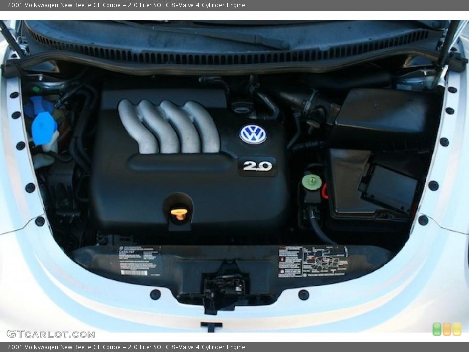2.0 Liter SOHC 8-Valve 4 Cylinder Engine for the 2001 Volkswagen New Beetle #40795523