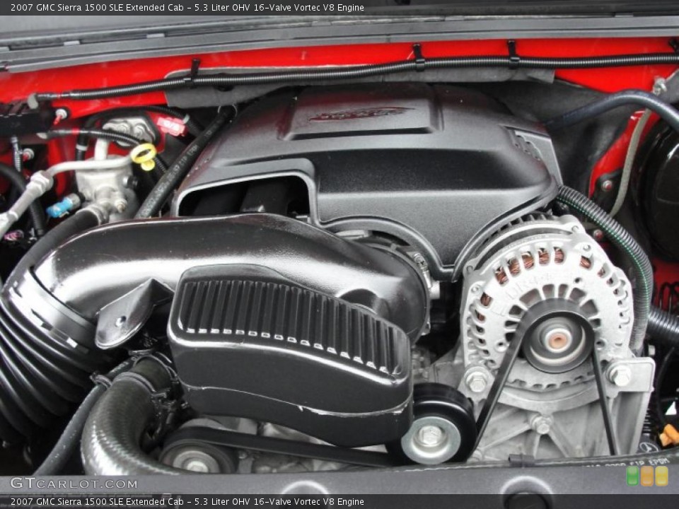 5.3 Liter OHV 16-Valve Vortec V8 Engine for the 2007 GMC Sierra 1500 #40796099