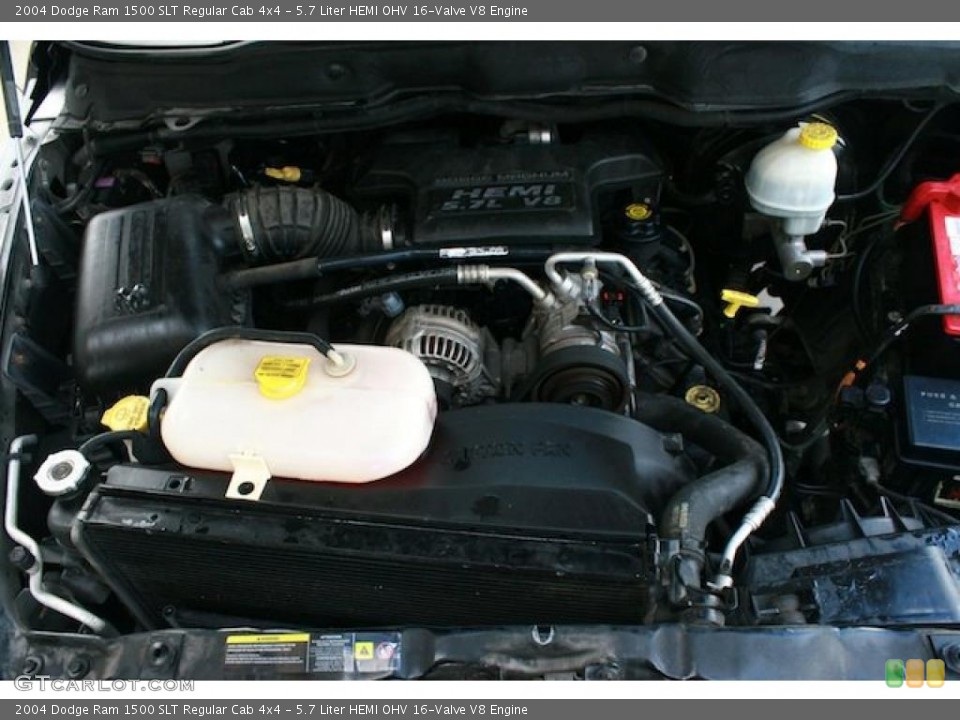 5.7 Liter HEMI OHV 16-Valve V8 Engine for the 2004 Dodge Ram 1500 #40796943