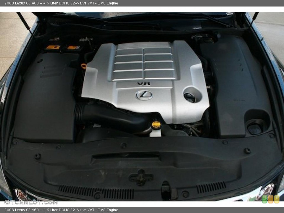 4.6 Liter DOHC 32-Valve VVT-iE V8 Engine for the 2008 Lexus GS #40799367