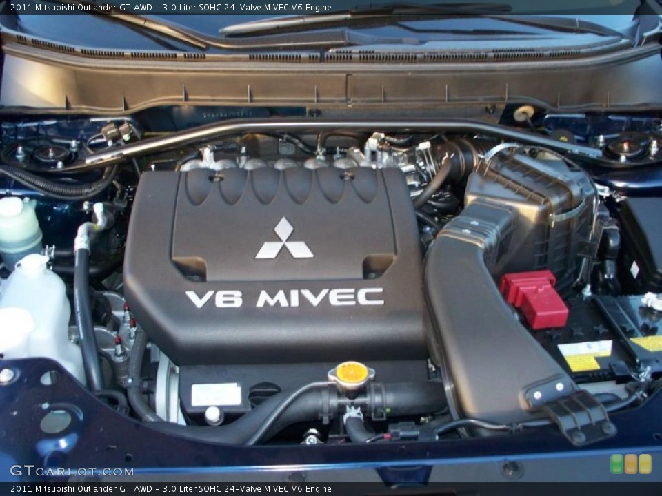 3.0 Liter SOHC 24-Valve MIVEC V6 Engine for the 2011 Mitsubishi Outlander #40801263