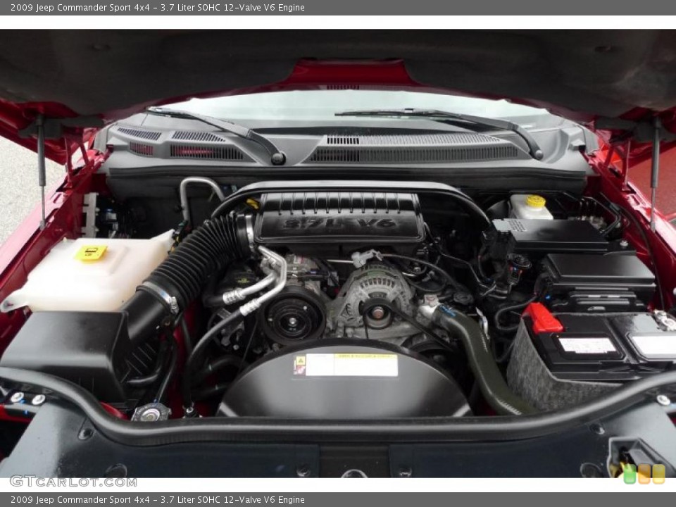 3.7 Liter SOHC 12-Valve V6 Engine for the 2009 Jeep Commander #40801815