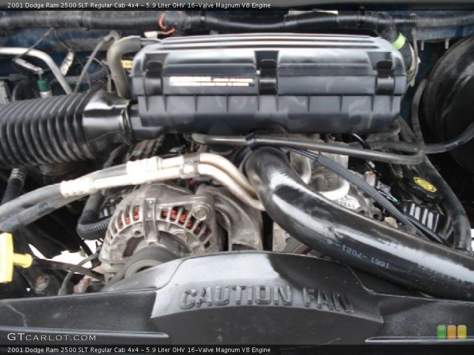 5.9 Liter OHV 16-Valve Magnum V8 Engine for the 2001 Dodge Ram 2500 #40813059