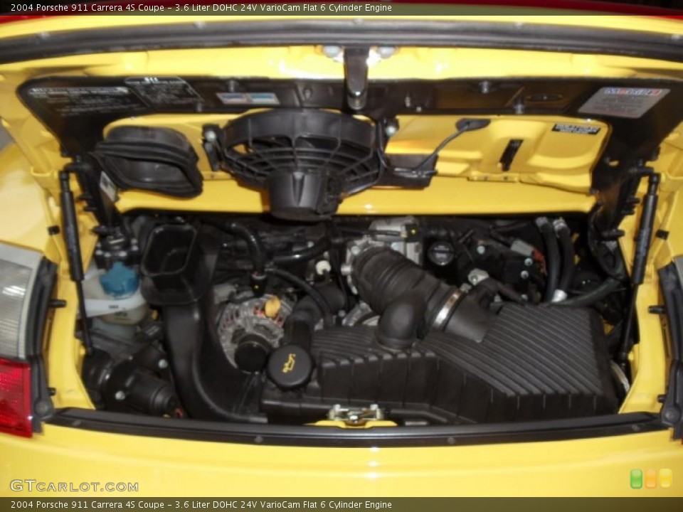 3.6 Liter DOHC 24V VarioCam Flat 6 Cylinder Engine for the 2004 Porsche 911 #40817652