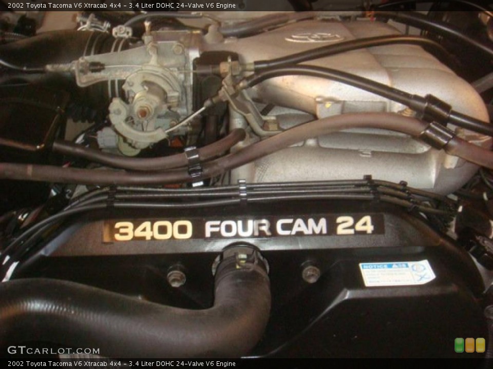 3.4 Liter DOHC 24-Valve V6 Engine for the 2002 Toyota Tacoma #40820067
