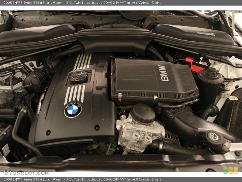 3.0L Twin Turbocharged DOHC 24V VVT Inline 6 Cylinder Engine for the 2008 BMW 5 Series #40829177