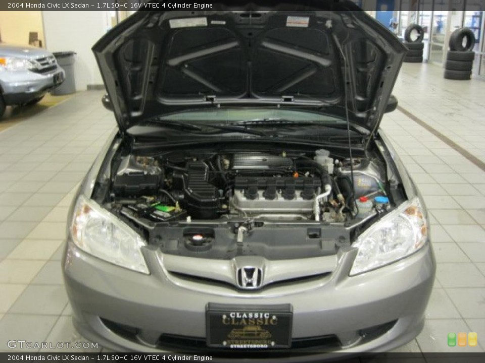 1.7L SOHC 16V VTEC 4 Cylinder Engine for the 2004 Honda Civic #40830313