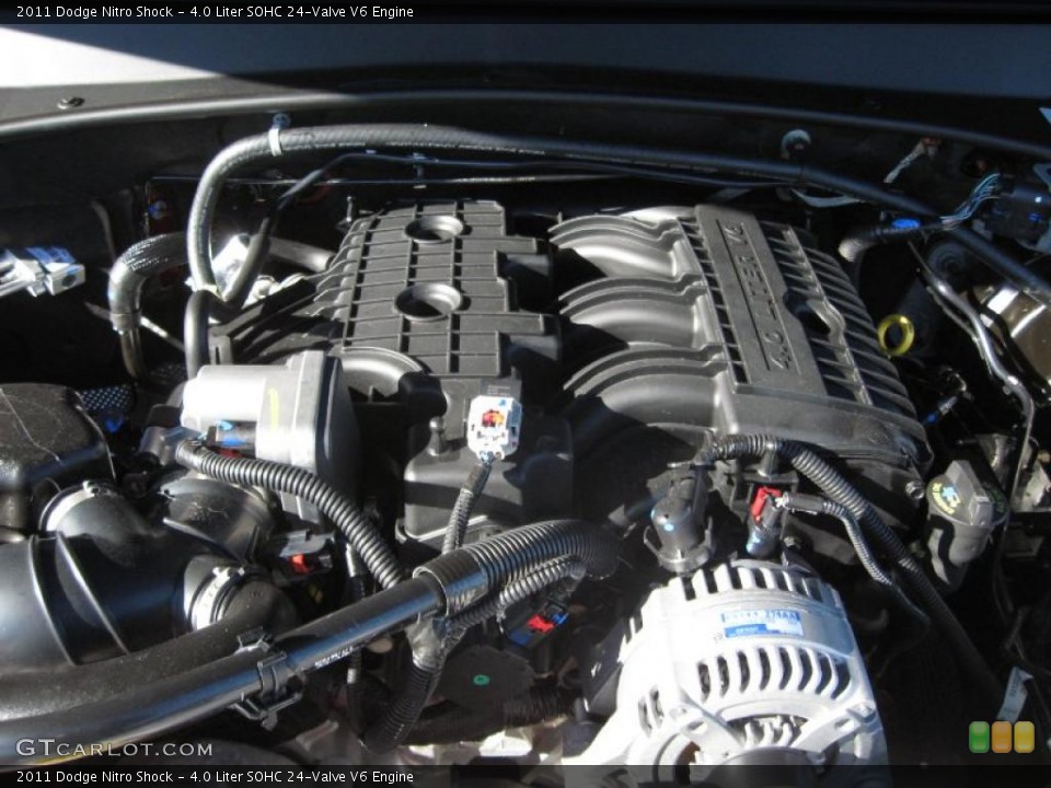 4.0 Liter SOHC 24-Valve V6 Engine for the 2011 Dodge Nitro #40844413