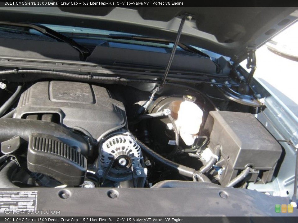 6.2 Liter Flex-Fuel OHV 16-Valve VVT Vortec V8 Engine for the 2011 GMC Sierra 1500 #40850149