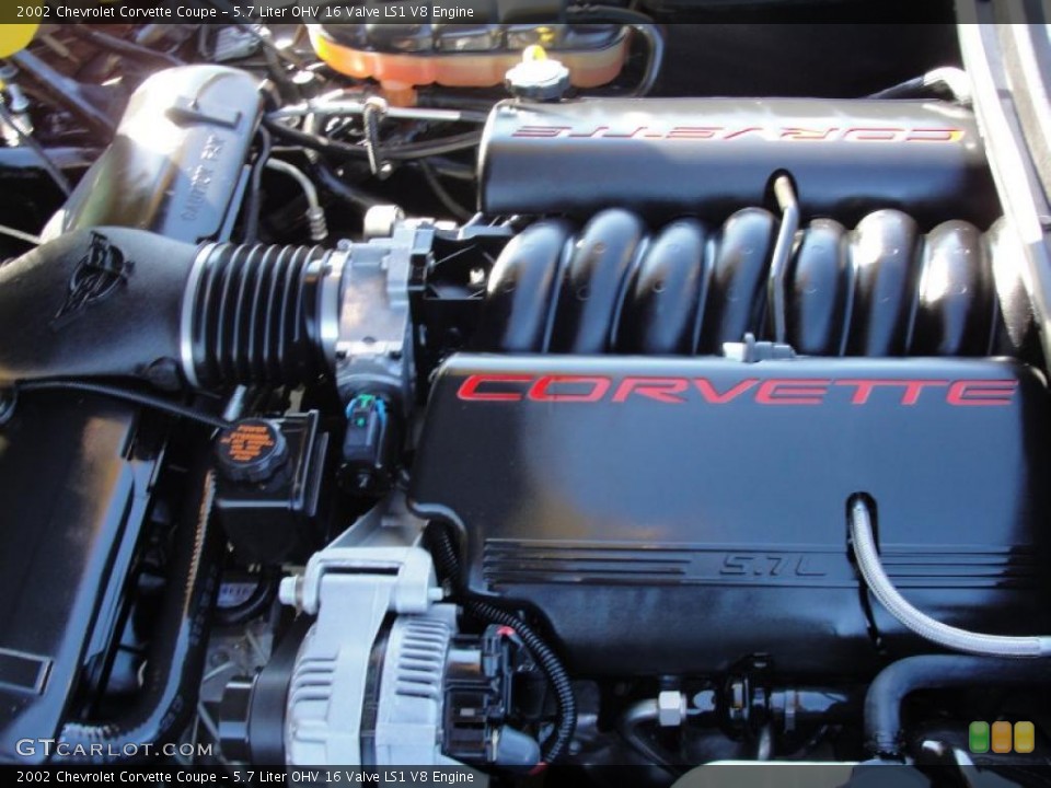 5.7 Liter OHV 16 Valve LS1 V8 Engine for the 2002 Chevrolet Corvette #40856677