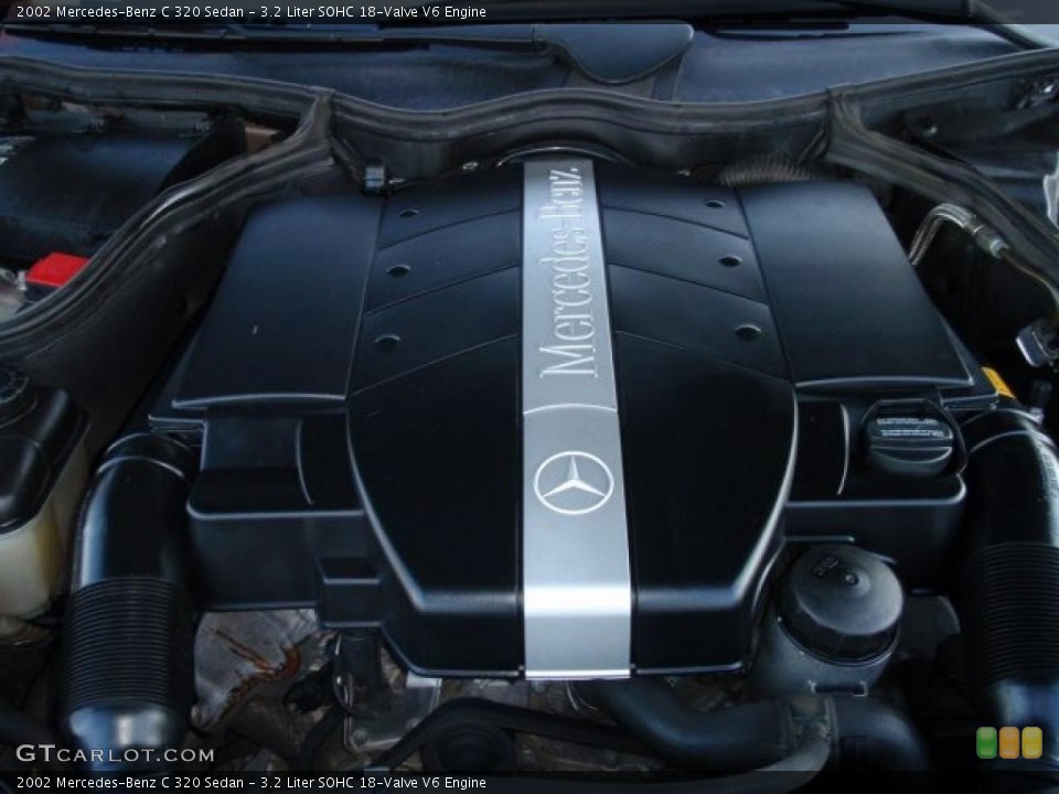 3.2 Liter SOHC 18-Valve V6 Engine for the 2002 Mercedes-Benz C #40864917