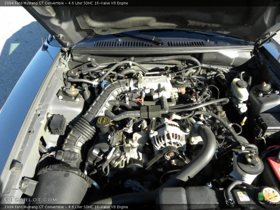 4.6 Liter SOHC 16-Valve V8 Engine for the 2004 Ford Mustang #40867211