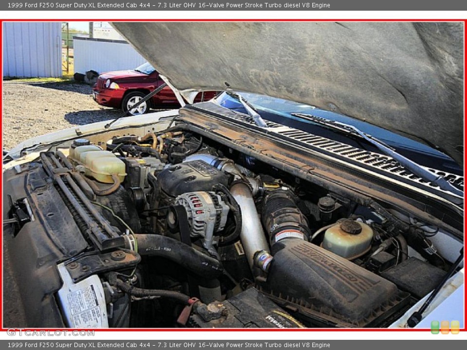 7.3 Liter OHV 16-Valve Power Stroke Turbo diesel V8 Engine for the 1999 Ford F250 Super Duty #40868856