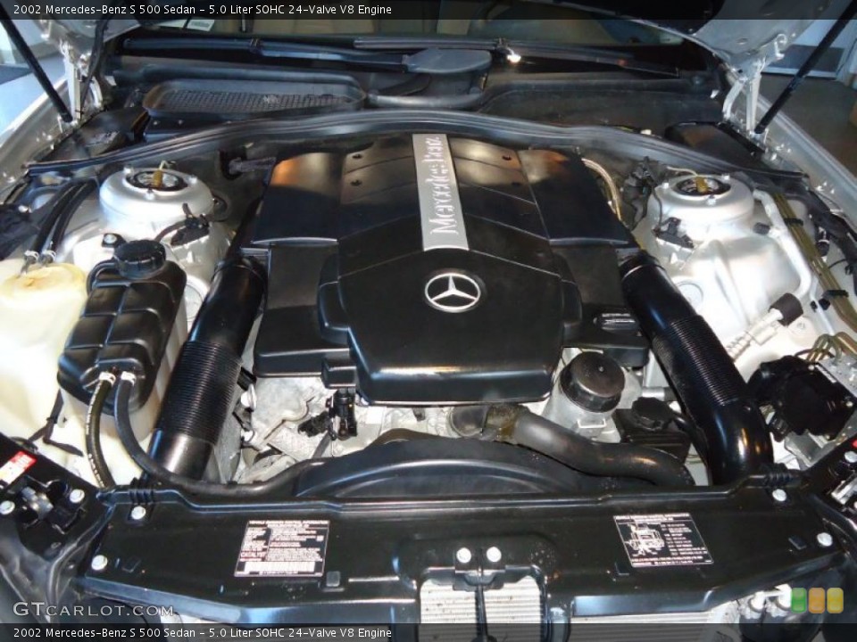 5.0 Liter SOHC 24-Valve V8 Engine for the 2002 Mercedes-Benz S #40871086