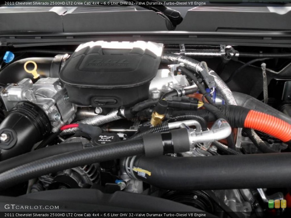 6.6 Liter OHV 32-Valve Duramax Turbo-Diesel V8 Engine for the 2011 Chevrolet Silverado 2500HD #40892093